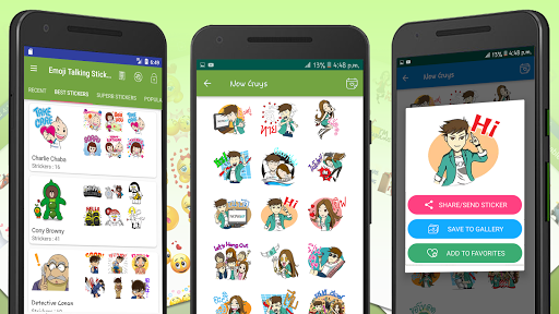 Emoji HD Talking Stickers for all Chatting Apps