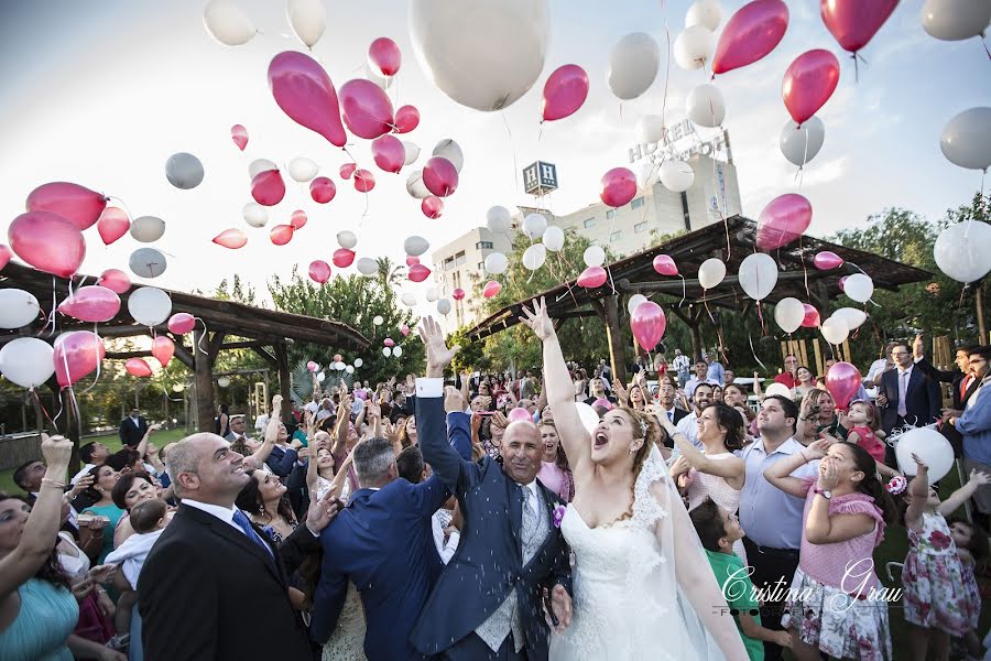 Wedding photographer Cristina Grau (cristinagrau). Photo of 19 July 2017