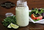 Homemade Avocado Lime Ranch Dressing was pinched from <a href="http://www.melissassouthernstylekitchen.com/homemade-avocado-lime-ranch-dressing/" target="_blank">www.melissassouthernstylekitchen.com.</a>