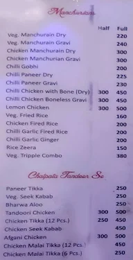Nandini Restaurant menu 1