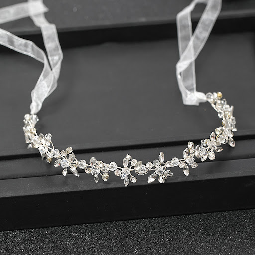Title 1, Handmade Rhinestone Hair Hoop Headwear Accessor...