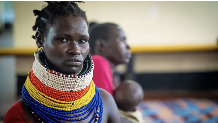 Paulina Lomojong lost her husband in a cattle raid and her 13-month-old son is being treated for malnutrition