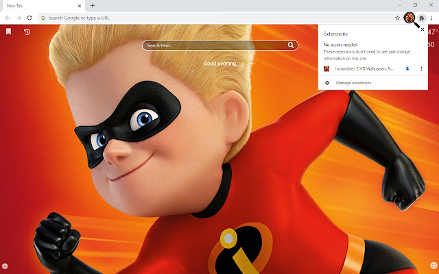 Incredibles 2 HD Wallpapers New Tab