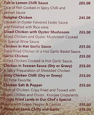 Hotel Archie Regency menu 2