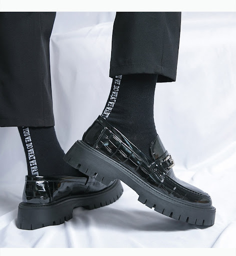 Title 7, Mens Youth British Style Platform Big Head Wor...