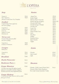 L'Opéra Bikaner House menu 1