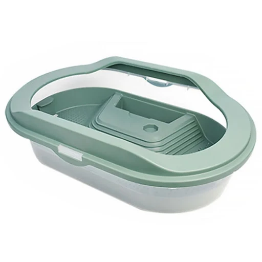 Turtle Tank Container Reptile Detachable House Easy to Change Water Plastic Habitat with Areas to Breed Feed Swim Bask F