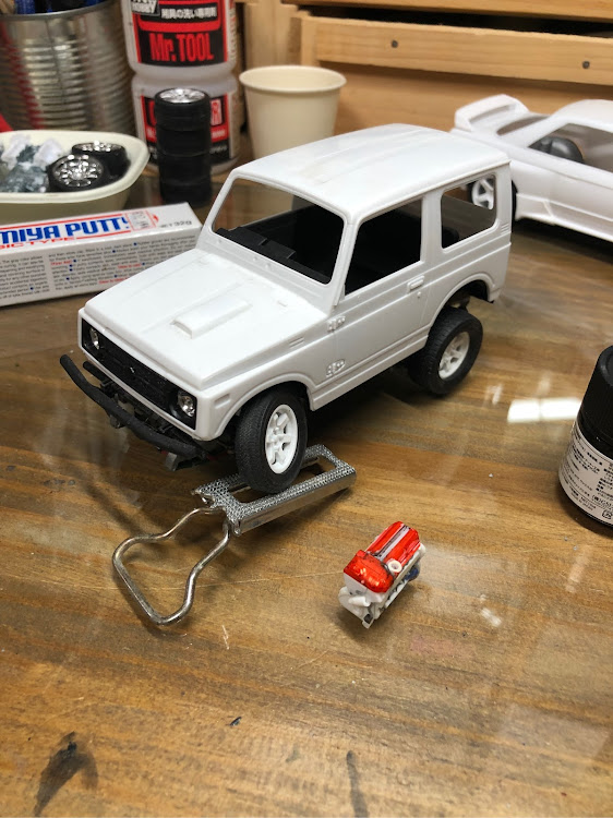 ジムニーのJA11・巣ごもり遊び・プラモデル・プラモデル好きと繋がりたい・暇つぶしの天才？wwに関するカスタム事例の投稿画像4枚目