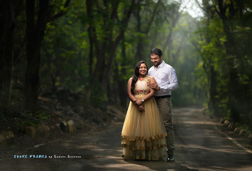 Fotógrafo de casamento Sarath Santhan (evokeframes). Foto de 28 de agosto 2021