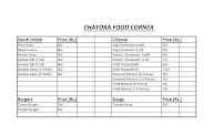 Chatora Food Corner menu 2