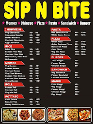 Sip N Bite menu 1