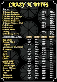 Crazy N Bites menu 2