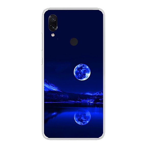 Ốp điện thoại Xiaomi Redmi Note 7 Pro - Silicon dẻo - 0269 MOON02 - Hàng Chính Hãng