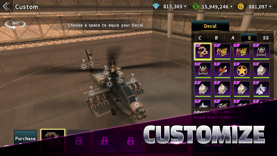 GUNSHIP BATTLE MOD (Unlimited Money) 5