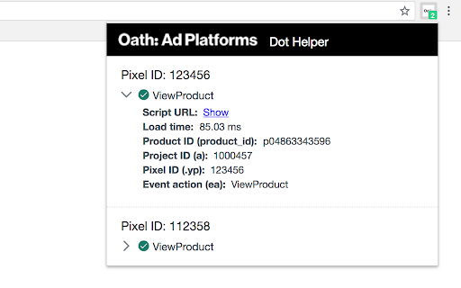 Oath: Ad Platforms Dot Helper