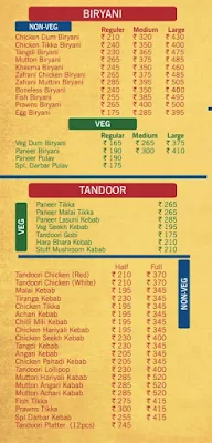 Biryani Darbar menu 1