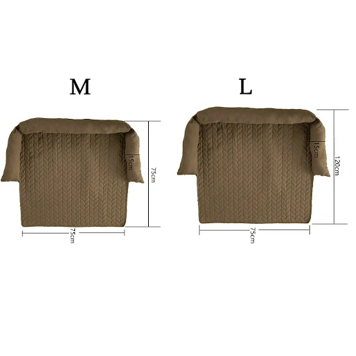 Waterproof Dog Sofa Cover Cushion Pet Bed Sleeping Mat for Large Dog Couch Calming Nest Cats Seating Protector with Neck