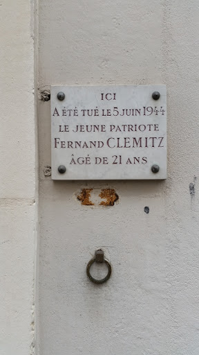 A La Memoire De Fernand Clemitz