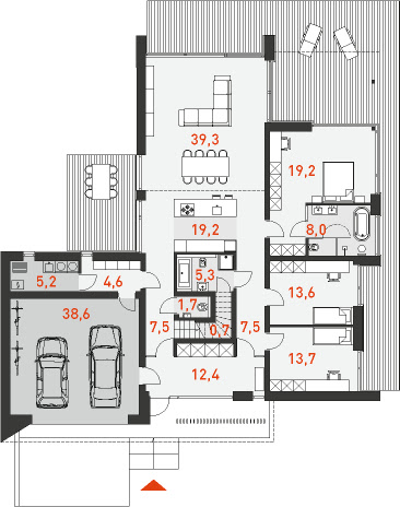 Efektowny 2 - Rzut parteru