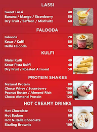 Lassi N Shakes menu 1