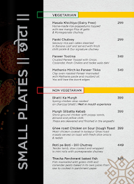 Posa - All Things Indian menu 1