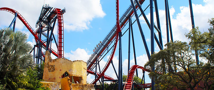 Busch Gardens SheiKra roller coaster