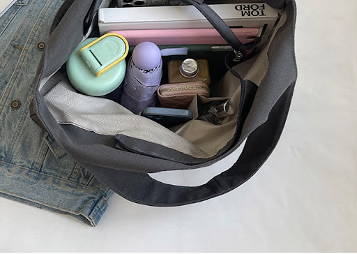 Title 7, Womens Canvas Portable Shoulder Bag Large Capa...