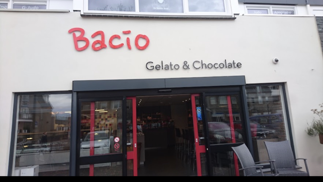 Ice cream Bacio gluten-free menu