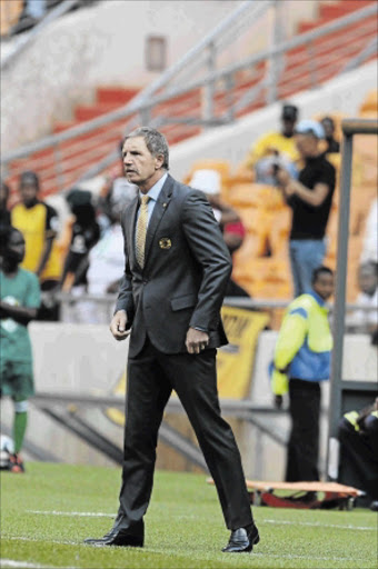 SCATHING: Kaizer Chiefs coach Stuart Baxter Photo: Gallo Images