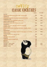 Tipsy Panda menu 2