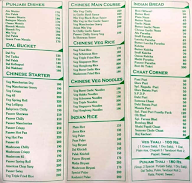 Punjabi Rasoi menu 2