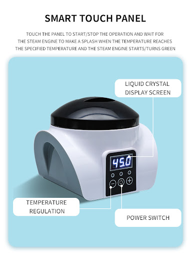 Title 3, New Smart Electric Steam Nail Polish Remover. E...