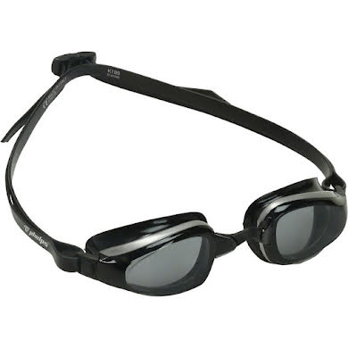 Michael Phelps K180 Goggles - Silver/Black with Smoke Lens