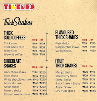 Tickles Cafe menu 1