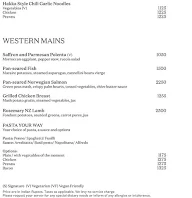 JW Cafe - JW Marriott Mumbai Sahar menu 1