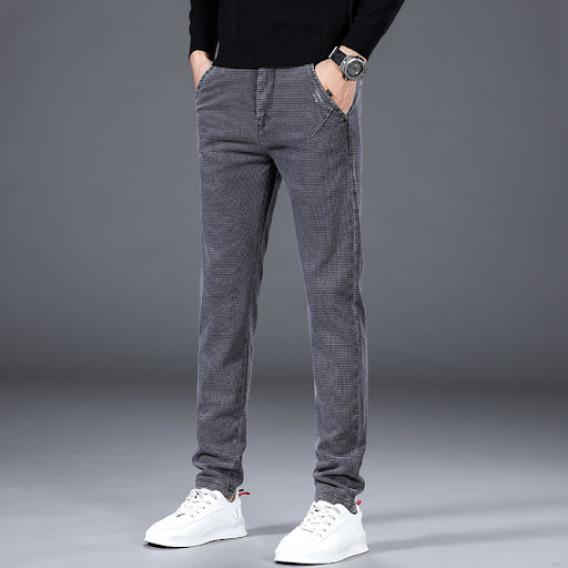 Title 6, Mens Slim-fitting Light Business Straight-leg ...