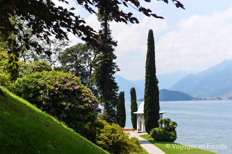 Lace de Côme, Bellagio, villa Melzi