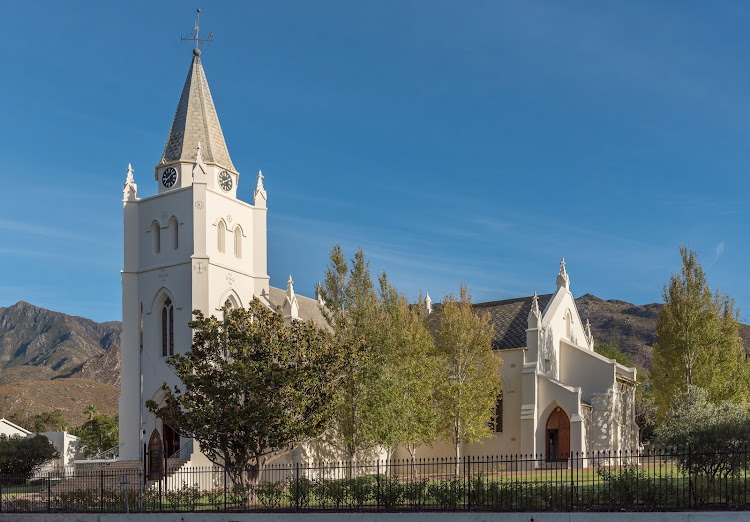 The Dutch Reformed Church is a photogenic neo-Gothic building.