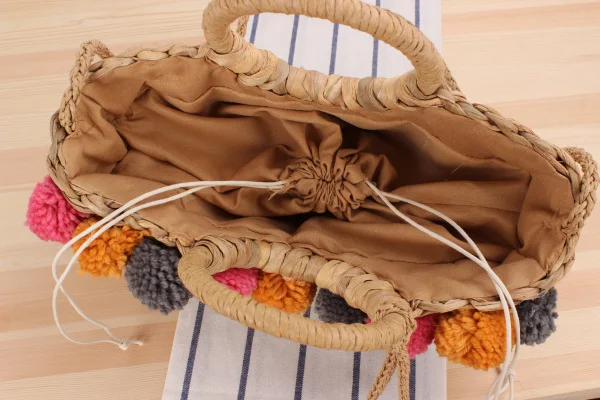 Title 2, Nouveau sac en paille tressée à main ajouré, mi...