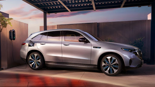 The Mercedes-Benz EQC 400 4MATIC.