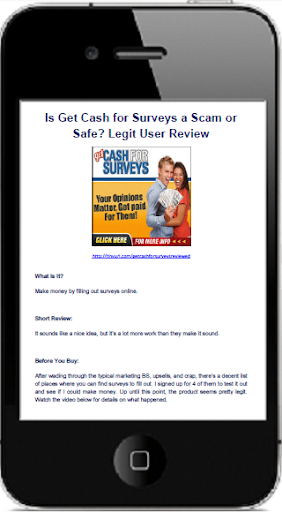 Get Cash For Surveys Review