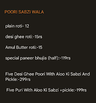 Khana Khazana Point menu 1