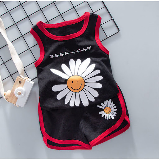 Title 6, Summer Male Baby Daisy Sports Vest & Shorts set...
