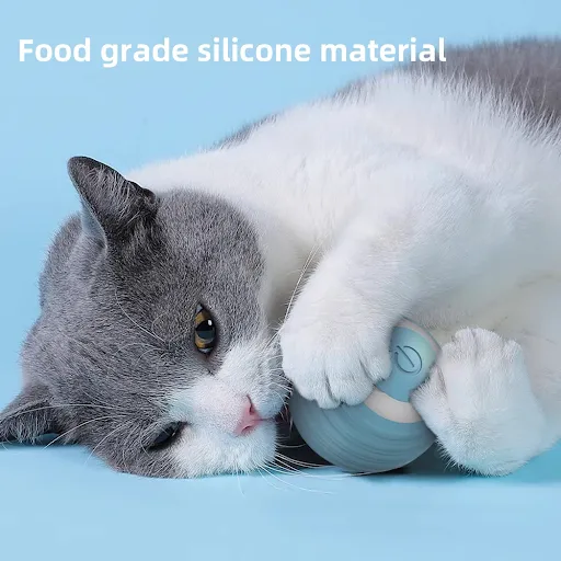 Cat Interactive Ball Smart Cat DogToys Electronic Interactive Cat Toy Indoor Automatic Rolling Magic Ball Cat Game Acces