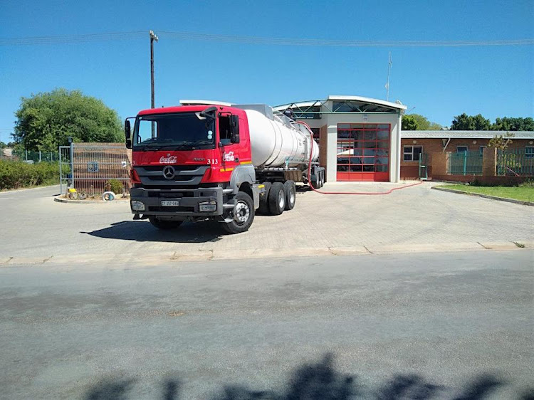 Relief water in the Northern Cape.