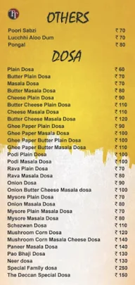 The Tasty- South Indian Gourmet menu 2