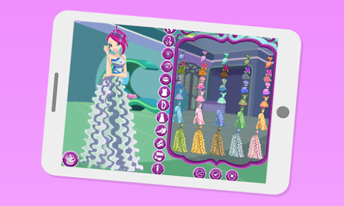 Android application Dress up Tecna Winx screenshort