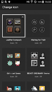 Leather Atom Iconpack screenshot 7