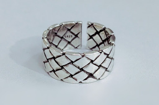 Title 3, Geweven ring, handgemaakt en stijlvol. Duurzaam...