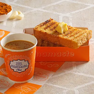 Zaffrani Chai (250 Ml ) + Toast